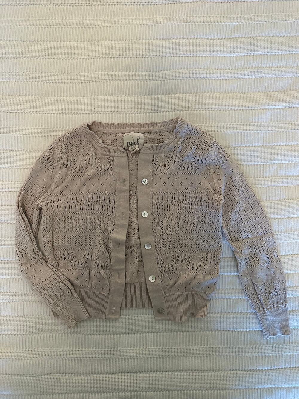 Peek 4-5 Crochet Cardigan